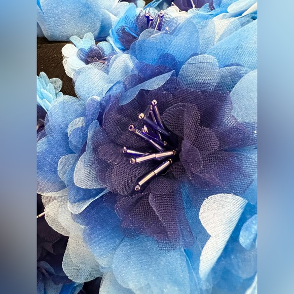 Alice and Olivia Dominique Floral-Embellished Ball Gown - Picture 10 of 13